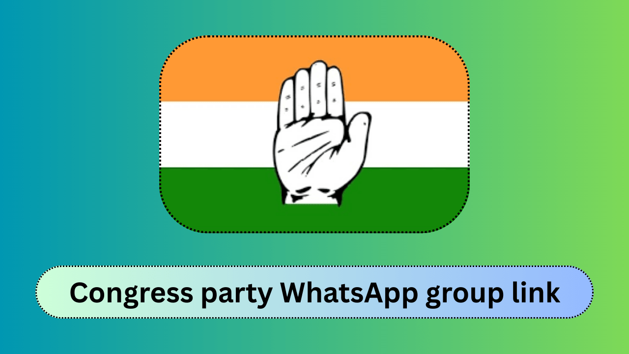 Congress party WhatsApp group link