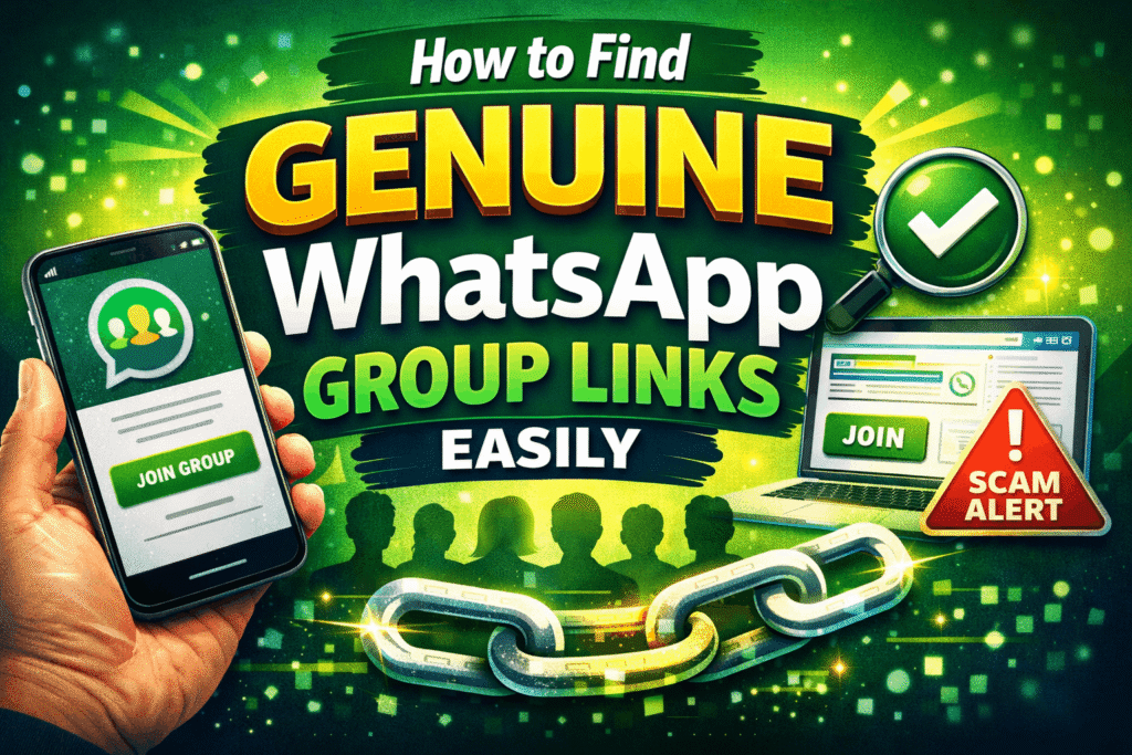 How to Find Genuine WhatsApp Group Links