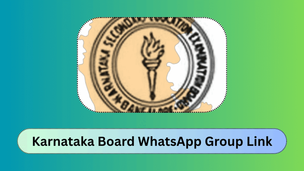 Karnataka Board WhatsApp Group Link