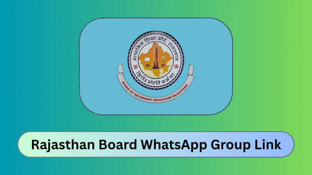 Rajasthan Board WhatsApp Group Link